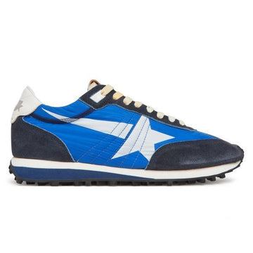 GOLDEN GOOSE 26SS Nylon-Obermaterial in Blau & Weiße Star Marathon 156891243