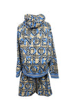 Burberry Check Logo Hoodie and Shorts Set 156892621 [P]