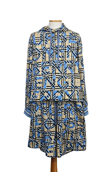 Burberry Check Logo Hoodie and Shorts Set 156892621