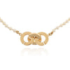 SALVATORE FERRAGAMO 26 Double Pearl Armband 156895952 [P]