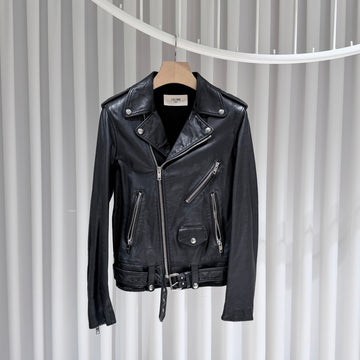 CELINE Bikerjacke aus Kalbsleder (Größe 48) 156902376