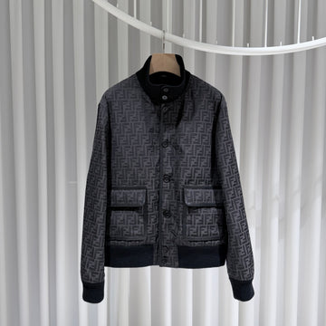 FENDI FF Logo Bomberjacke von Lee Min Ho (S+ / 52) 156902447