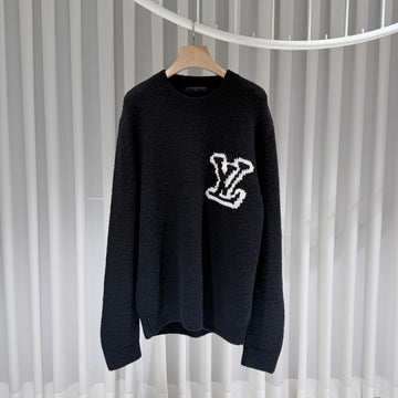 LOUIS VUITTON Intarsia Strickwaren Schwarz 156902769