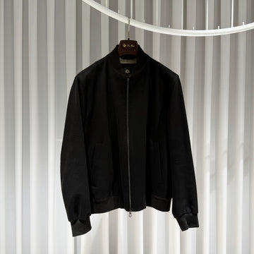 Loro Piana Cashmere Bomber Jacket Dark Khaki 156902783