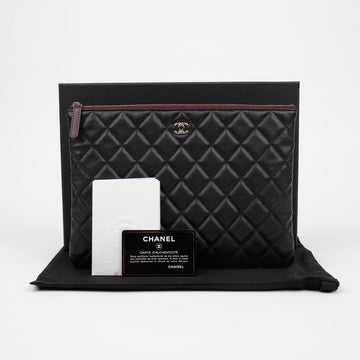 CHANEL キャビア クラシック ニューミディアム クラッチ A82545 156485590