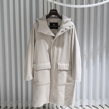LORO PIANA Kaschmir 100 Stormsystem Manteljacke 156903326