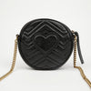 GUCCI ミニラウンドクロスボディバッグ ブラック 156724924 [P]