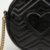 GUCCI ミニラウンドクロスボディバッグ ブラック 156724924 [P]