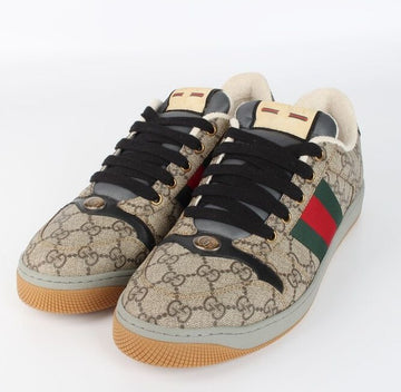 GUCCI スクリーナー GG スニーカー ブラックグレー 9.5(285) 156905086