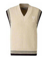 AMI Ribbed Wool Sleeveless Sweater 156729636 [P]