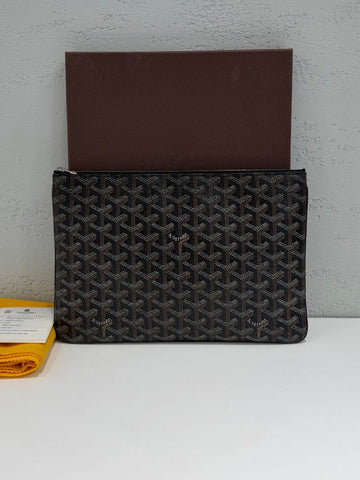 GOYARD Pochette MM Schwarz Clutch 156910615