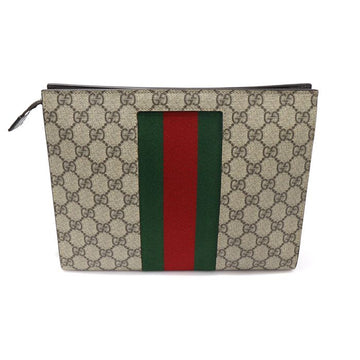 Gucci WEB Ophidia Pouch Clutch 779882 GG Supreme Canvas 156911409