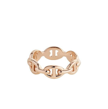 HERMES Chaine d'Ancre Enchainee Ring Klein Modell Roségold H110025B 00053 156911532