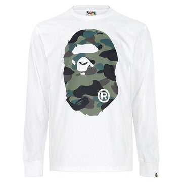 BAPE Camo Big Ape Head Long Sleeve T-Shirt 156911598