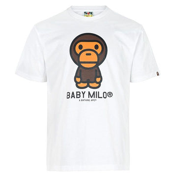 BAPE White Baby Milo T-Shirt 002TEM301001M 156911607