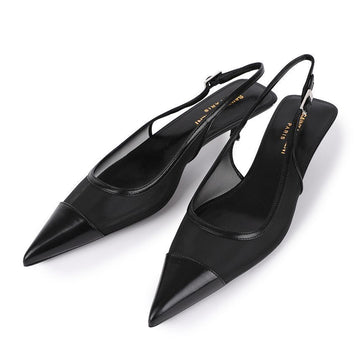 SAINT LAURENT 女性メッシュスリングバックヒール 98083488