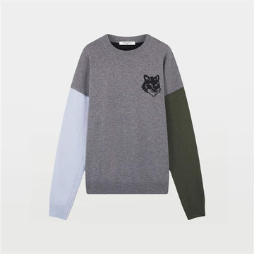 Maison Kitsune Fox Head Intarsia Unisex Knit 156912545