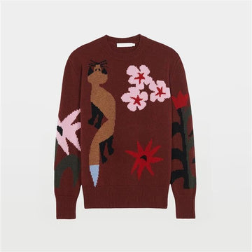 MAISON KITSUNE ジャカードユニセックスセーター 156912541