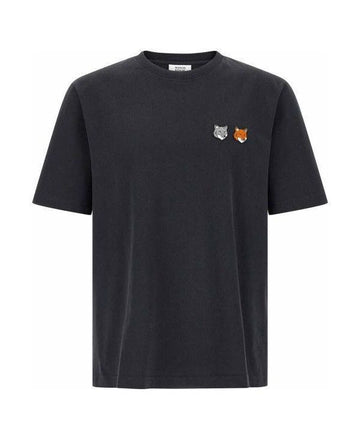 Maison Kitsune Double Fox Head Comfort T-Shirt Short Sleeve OM011CFKJ7025 P190 156912530