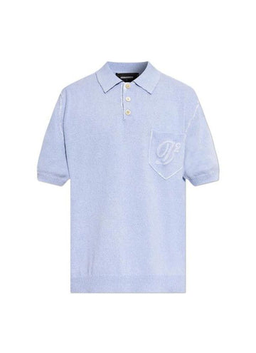 Dsquared2 Embroidered Logo Short Sleeve Polo Shirt 26SS 156912528