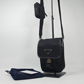 PRADA Raffinierte Nylon-Saffiano-Leder-Schultertasche 156912870