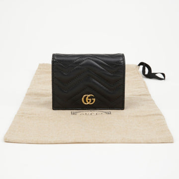 Gucci Matelassé Black Card Holder 156515904