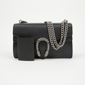 GUCCI Dionysos Kleine Schwarze Leder Schultertasche 156731284