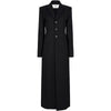 AMI Black Three-Button Wool Long Coat 156913178 [P]
