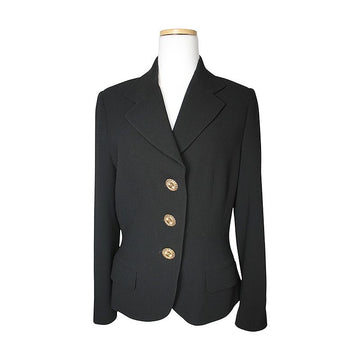 St. John Black Wool Jacket 44 156913270