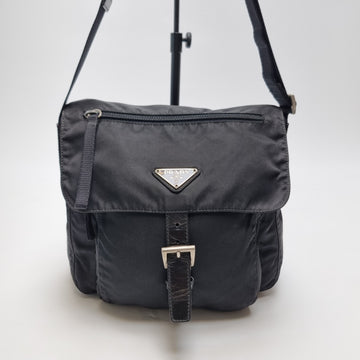Prada Nylon Crossbody Bag Black 604-45 156913279