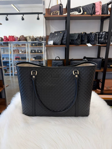 Gucci Micro Cima Shopper Bag Black (449647) 156914022