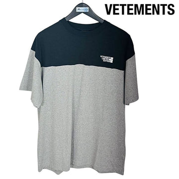 vetements Men's Logo Oversized Short Sleeve T-Shirt UAH21TR507 1611 GRBLK 156914023