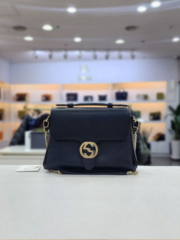 Gucci Interlocking G Small Top Handle Chain Shoulder Bag 510302 156914279