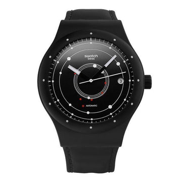 Swatch Leather Watch 154772461 [P]