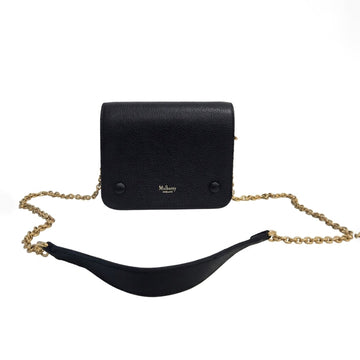 Mulberry Clifton Calfskin Small Shoulder Crossbody Bag Black HH4420 156914476