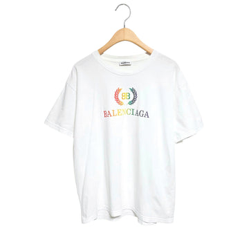 Balenciaga Women's Rainbow Laurel Short Sleeve T-Shirt 2362 156914700