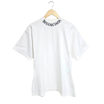 Balenciaga Logo Neck Short Sleeve T-shirt 641590 TJV96 9040 156914793