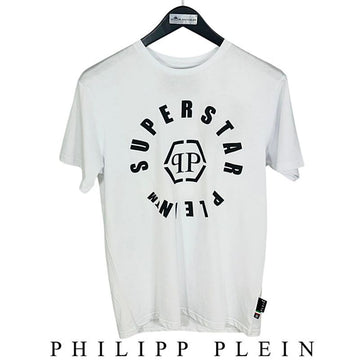 Philipp Plein Men's Short Sleeve T-Shirt with Logo Print MTK3581 PJY002N 01 100% Authentic 156915152