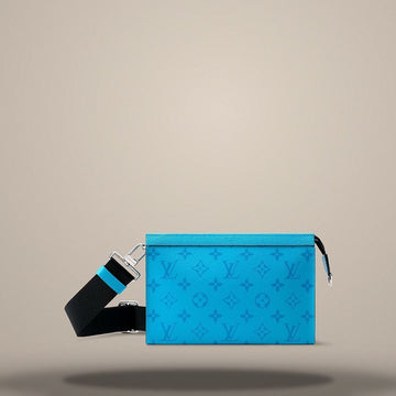 LOUIS VUITTON Gaston Wearable Wallet Tropical Blue M27647 156917096