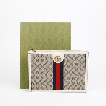 GUCCI Ophidia Portfolio Case White 156799674