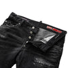 DSQUARED2 26 ブラックウオッシュスケータージーンズ 156922894 [P]