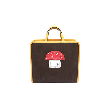 GUCCI Tote Bag mit Pilzstickerei aus Baumwollcord 705042 156922910