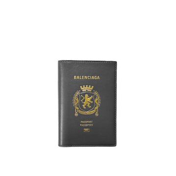 Balenciaga Vertical Passport Holder Bi-Fold Passport Case Wallet Dark Grey 151262584