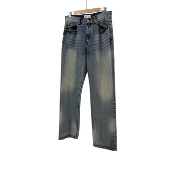 RECTO. Männer Curved Waschung Semi Wide Denim Hose Blau 156335082