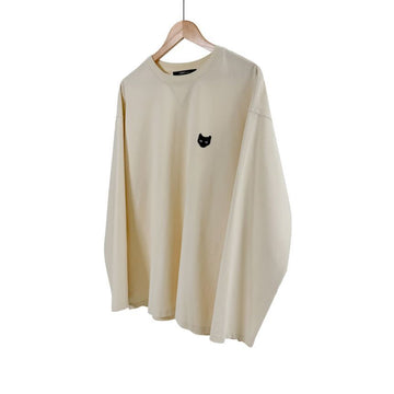 ZZERO BY SONGZIO Songzio Herren Longsleeve T-Shirt aus Giza-Panther in Ivory 156335076