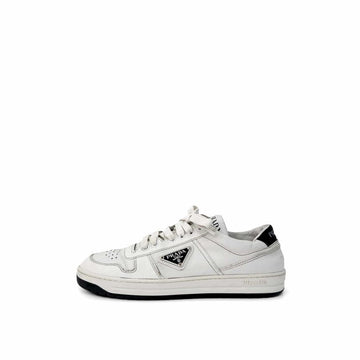 PRADA Damen Sneaker mit Dreieckslogo in perforiertem Design Weiß 38 144188379