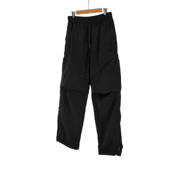Juun.j Luxury Biard Men's Wide Leg Detachable String Piping Nylon Pants Black 48 147620762
