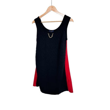 Louis Vuitton Luxury Biar Women's Embossed Monogram Sporty Tank Silk Dress M 143524804