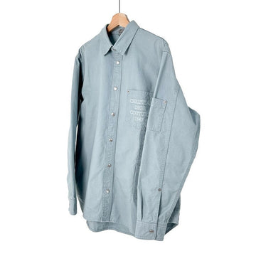 Dior Couture Embroidered Denim Shirt Jacket 24SS Men 40 143524612