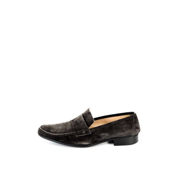 Hermes Men's H Logo Suede Moccasin Loafer 40 143524577